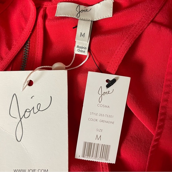 Joie Silk Cosma Peplum Shell Tank Grenadine M NWT - Picture 9 of 9